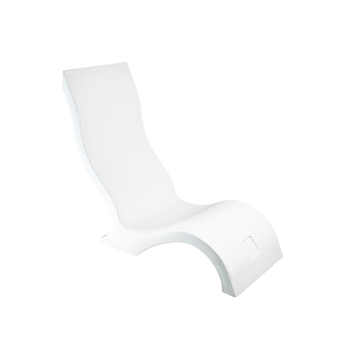 Ledge Lounger Recline Chair White - LINERS